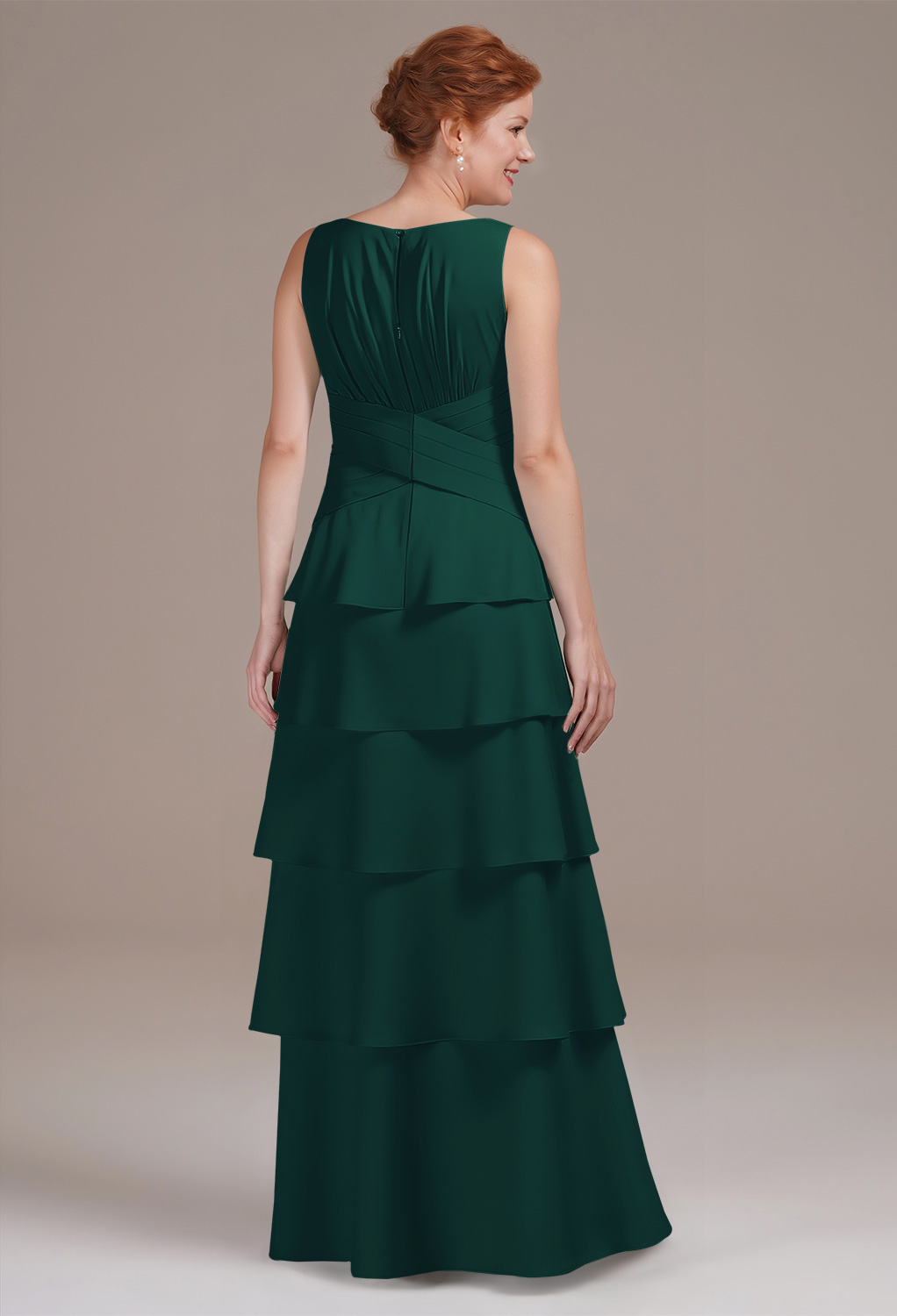AW Addie Hunter Green  Mother of the Bride Dresses